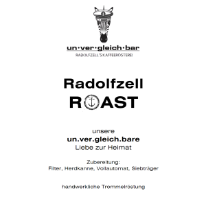 Radolfzell Roast 250g ganze Bohne