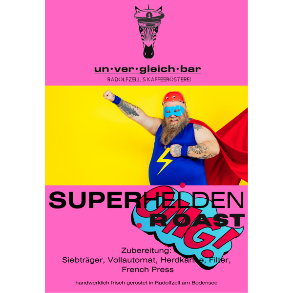 Sonderröstung SUPERHELDEN ROAST 250g ganze Bohne
