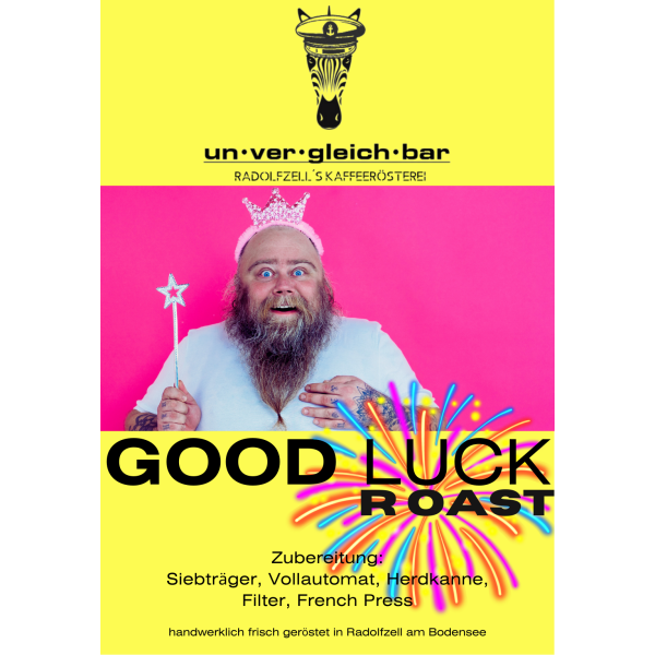 Sonderröstung GOOD LUCK ROAST 250g ganze Bohne