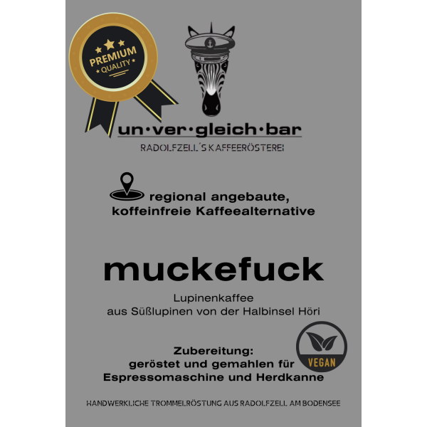 muckefuck Lupinenkaffee 250g gemahlen für Espresso & Herdkanne