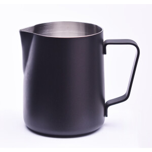 Milchkännchen Pulverbeschichtung schwarz 350ml