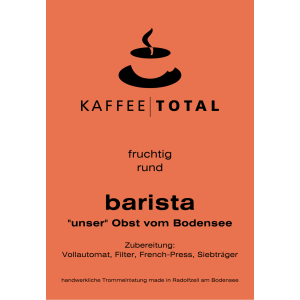 BARISTA 6 x 250g ganze Bohne