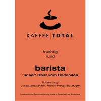 BARISTA 6 x 250g ganze Bohne